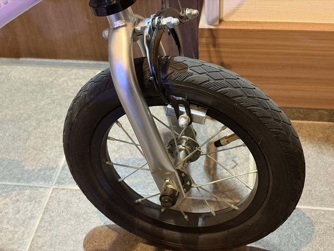 【美品】へんしんバイク2 パープル　幼児用自転車（ストライダー）