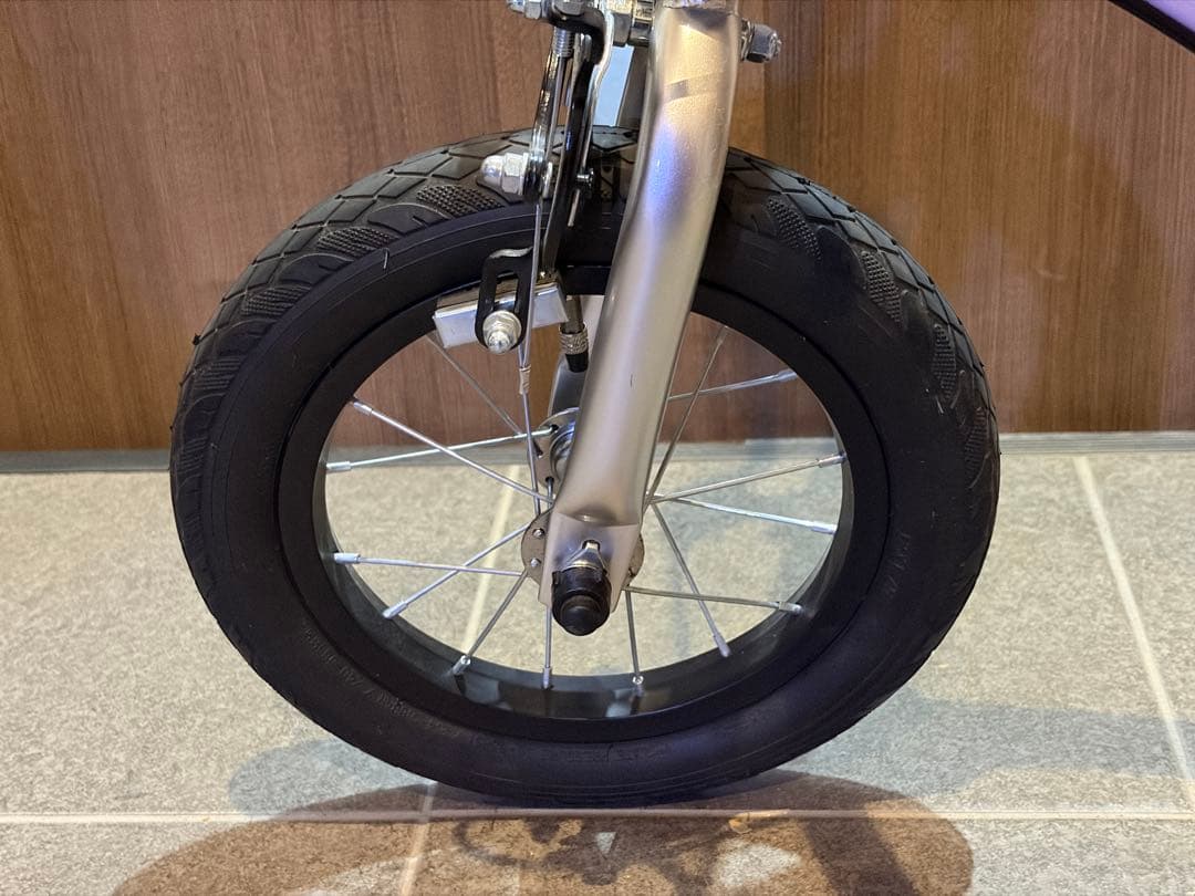 【美品】へんしんバイク2 パープル　幼児用自転車（ストライダー）