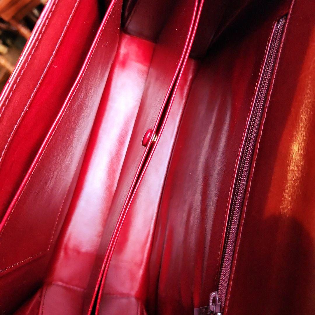 クロコダイル グレージング シャイニング ハンドバッグ