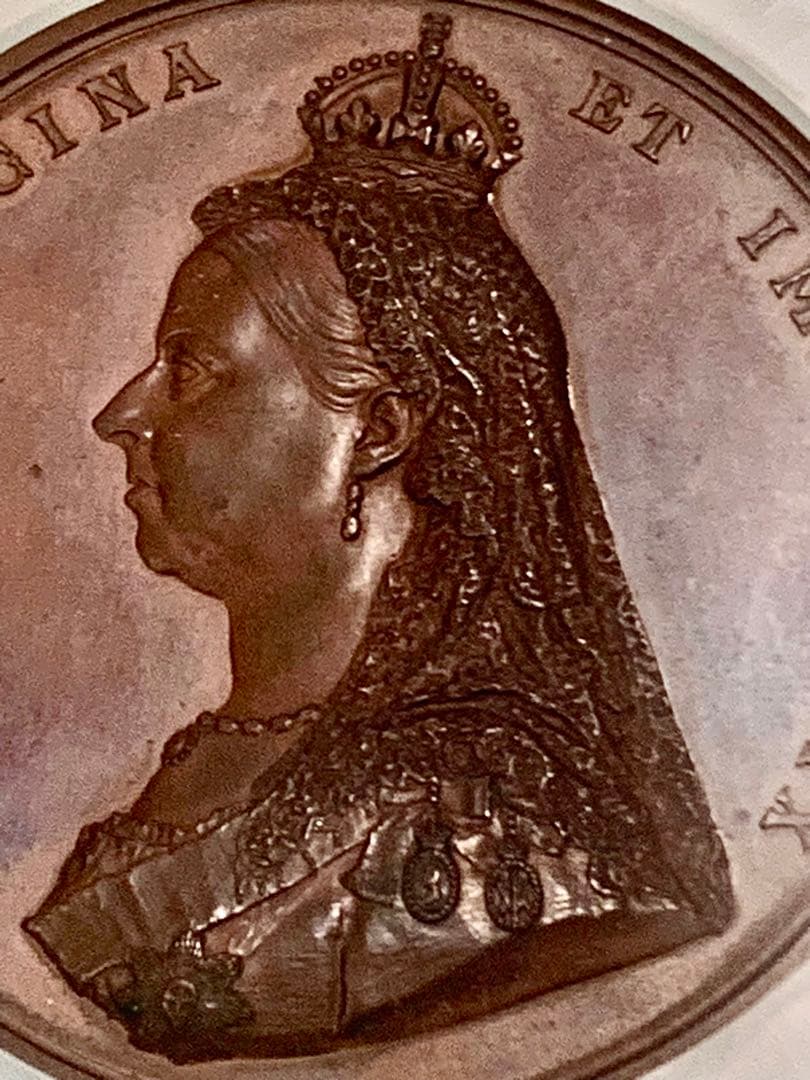 値下げ❗️ビクトリア女王　ゴールデンジュビリー 特大メダル 1887年