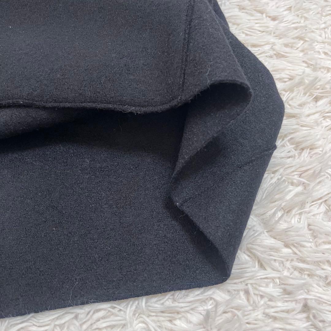 Moessmer for 23区　ダブル　チェスターコート　ベルト　ネイビー