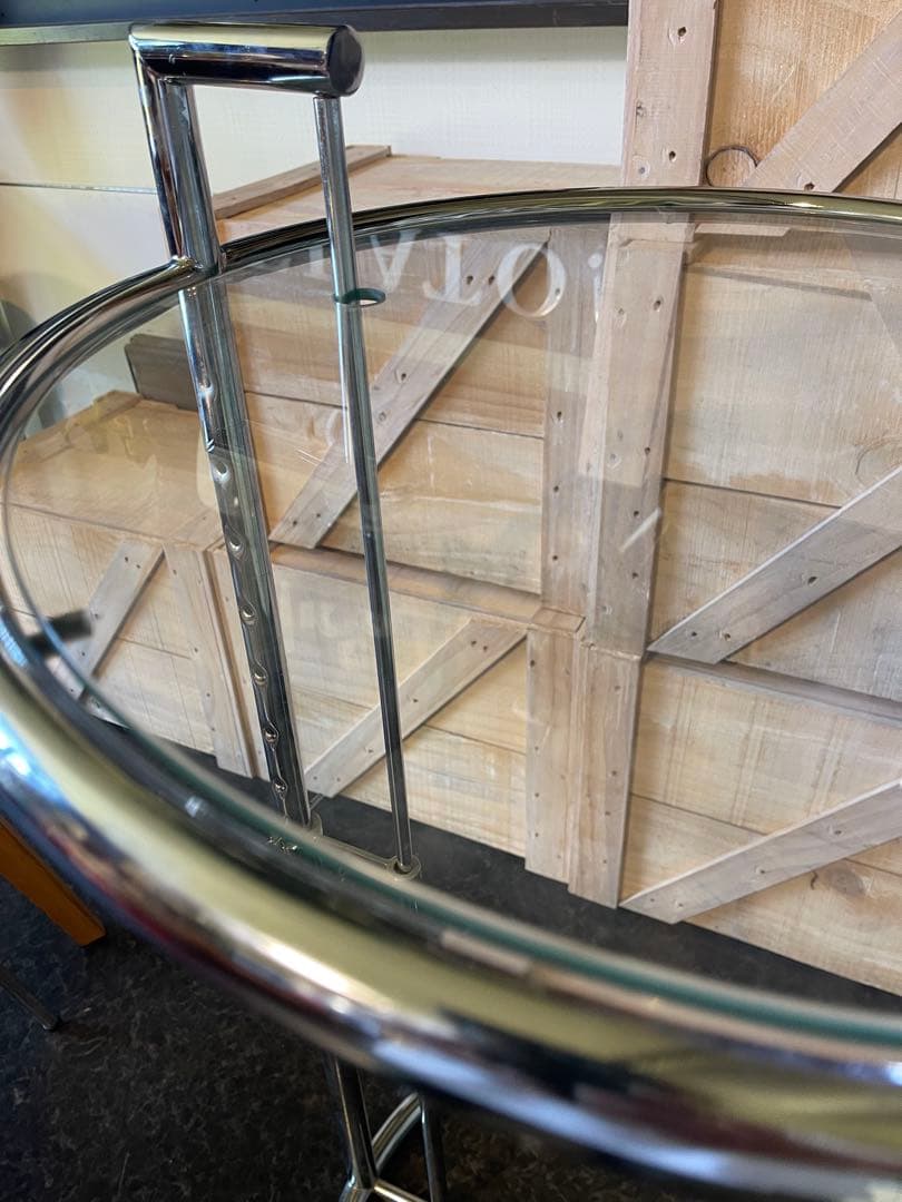 希少 アイリーングレイ サイドテーブル アジャスター リプロダクト デザイナー