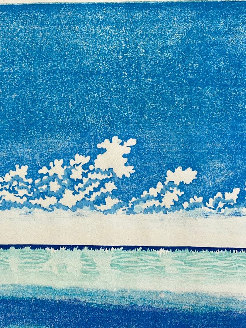 #『Southern blue 』　カノコダカラ貝