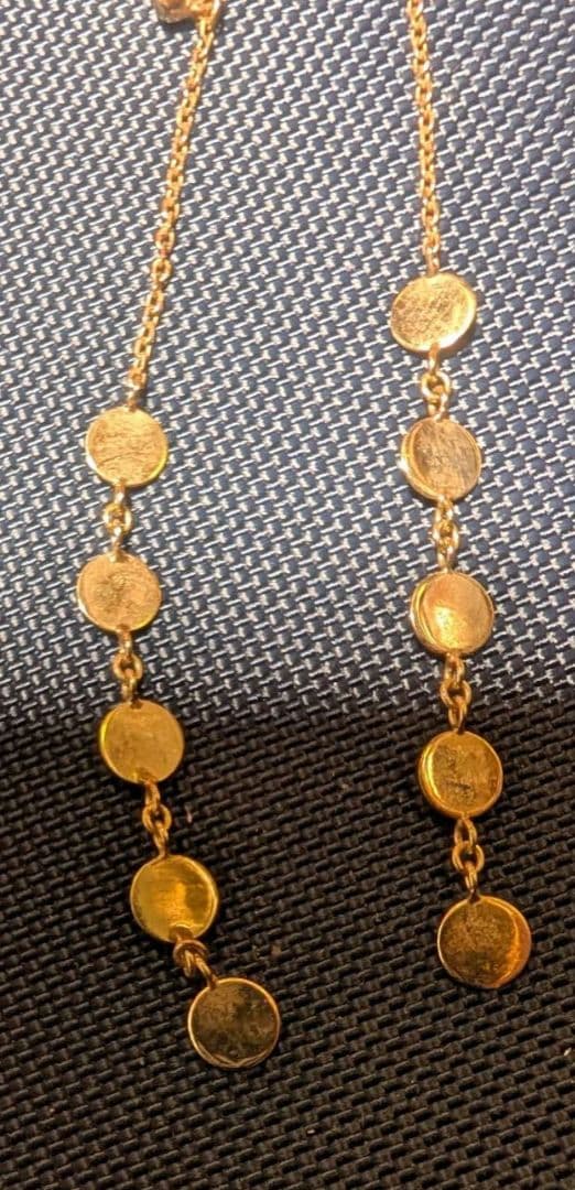 K10 ロングチェーン ピアス