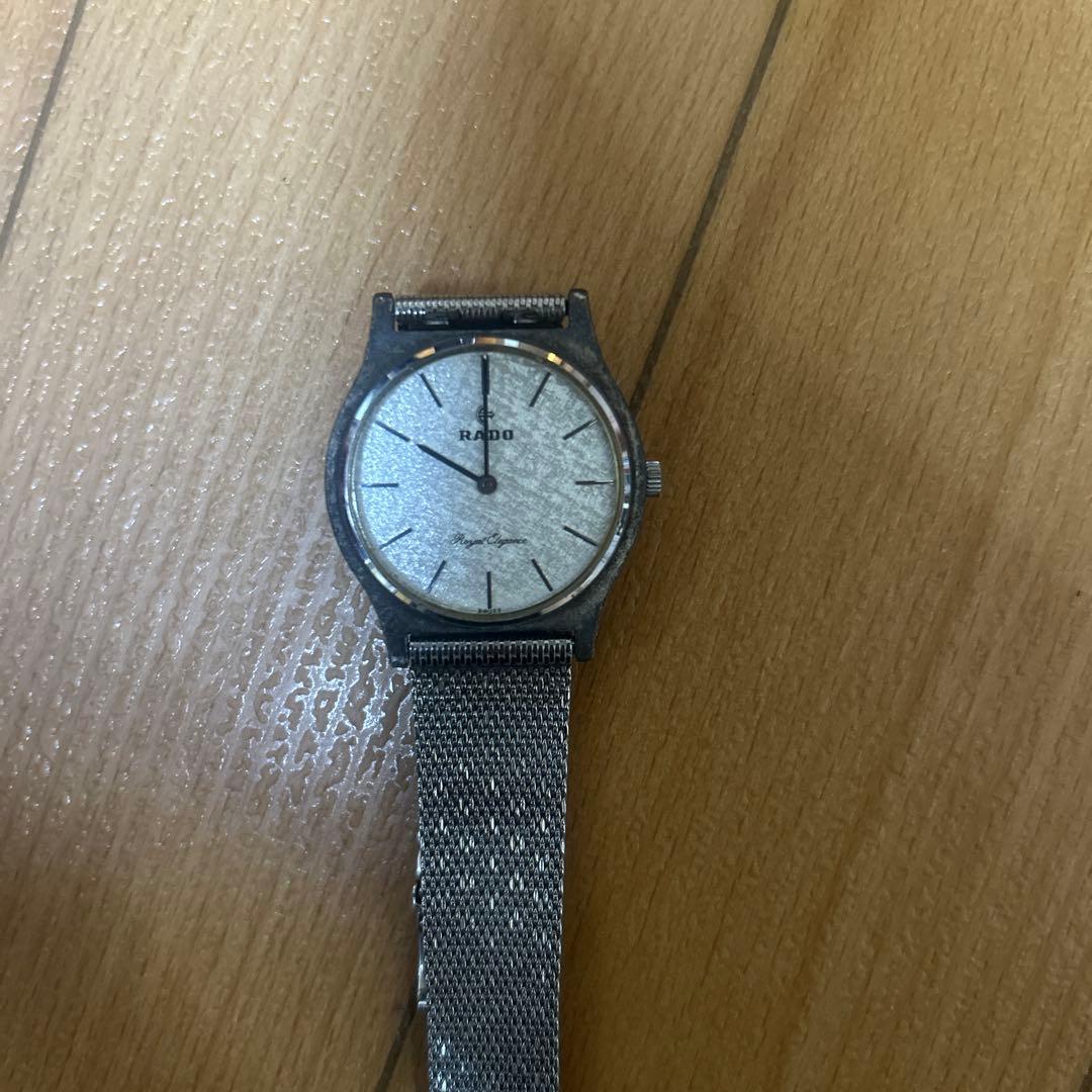 G*i様 RADO 手巻き時計 シルバー メッシュバンド