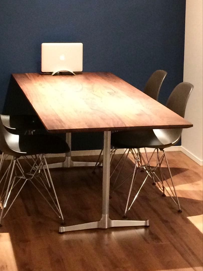 【値下げ】greeniche ダイニングテーブル 無垢材ウォルナット　特注サイズ