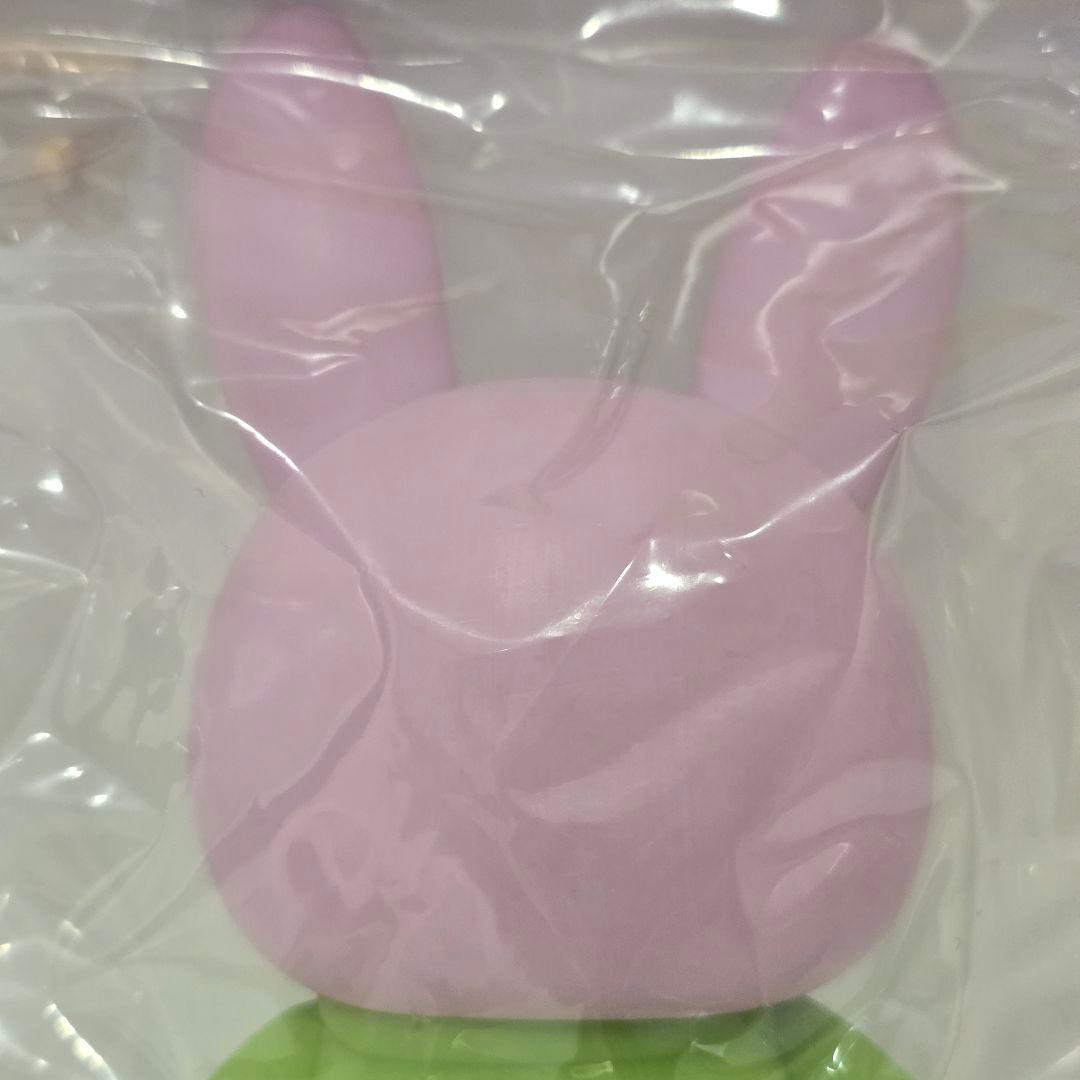 あのうさぎ ソフビフィギュア すがはらゆうた ピンク グリーン