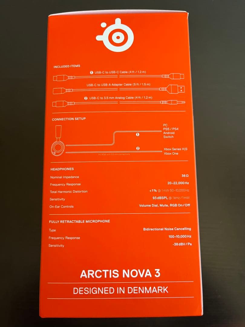 SteelSeries Arctis Nova 3 ゲーミングヘッドセット