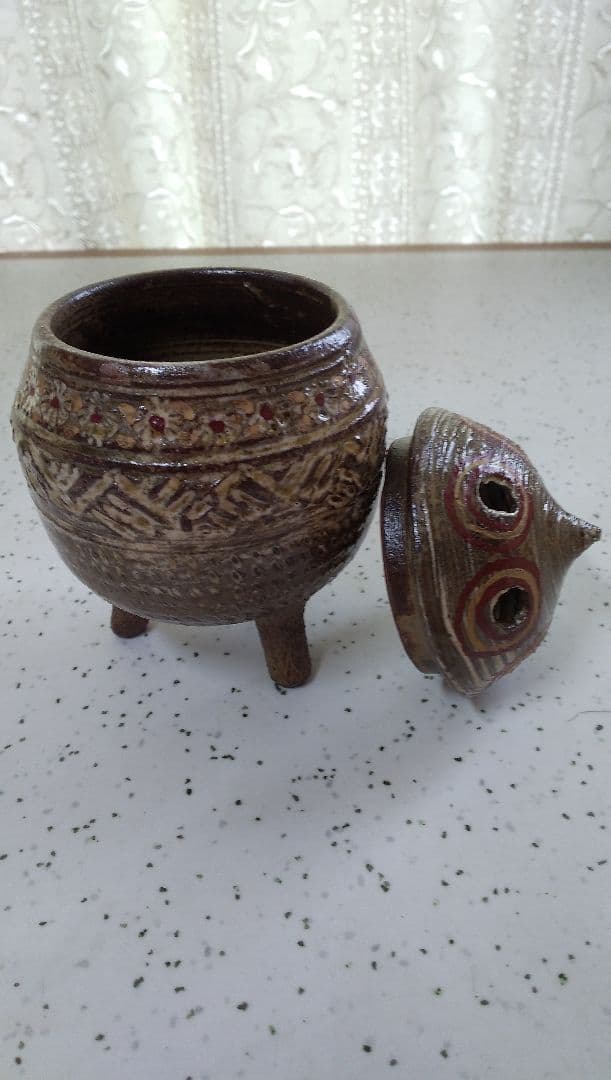 新品未使用繁原修丸作     香炉