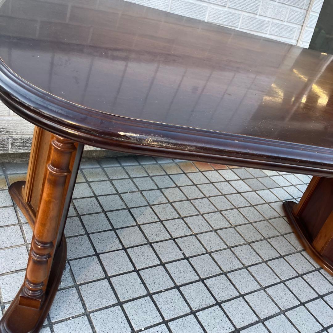 北欧レトロ カリモク 大型 木製ダイニングテーブル ビンテージ ヴィンテージ