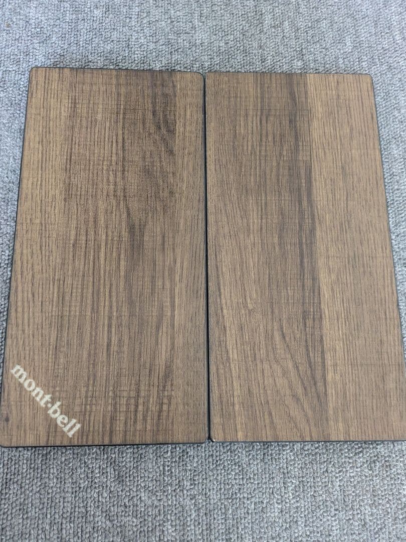 モンベル　マルチフォールディングテーブル　テーブルボード付き　オーク　（美中古）