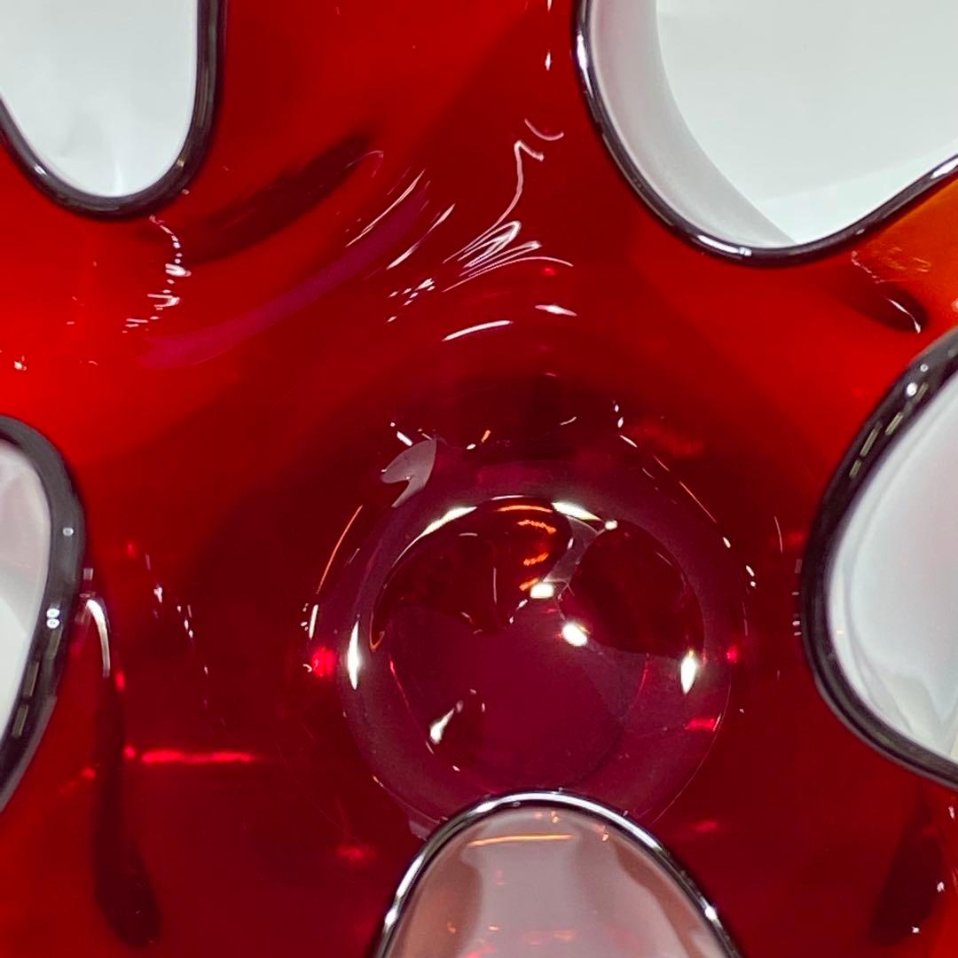 ベネチアンガラス VENINI ヴェニーニ 花器 花瓶 ムラーノ島 イタリア