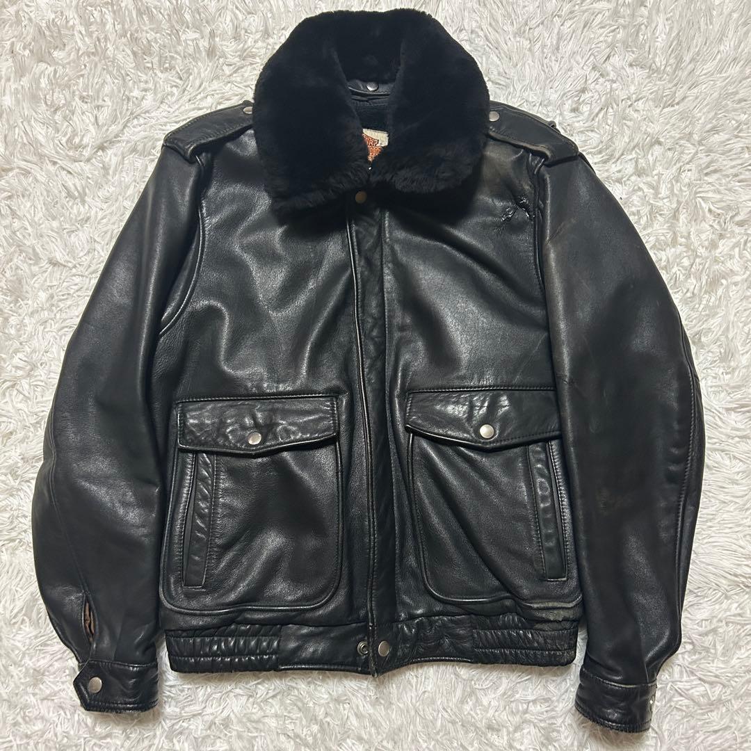 Harley-Davidson ハーレーダビッドソン レザージャケット L