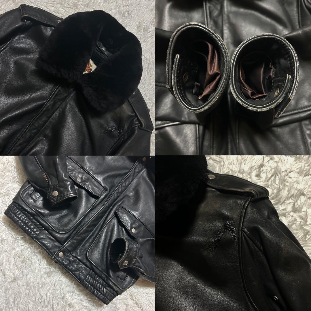 Harley-Davidson ハーレーダビッドソン レザージャケット L