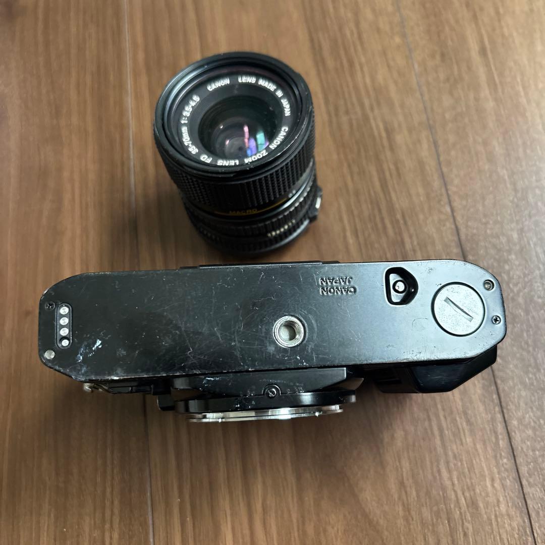 Canon AE-1 フィルム一眼レフカメラ　ストロボ　ナショナル