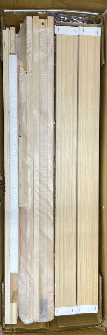 タンスのゲン ベッド シングル 天然木 北欧パイン材使用 宮棚 (80457)