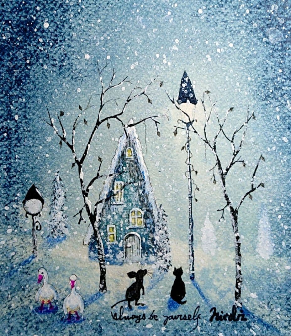 絵画 ★あつ★ 青の魔法 985 他2 点 原画 アート