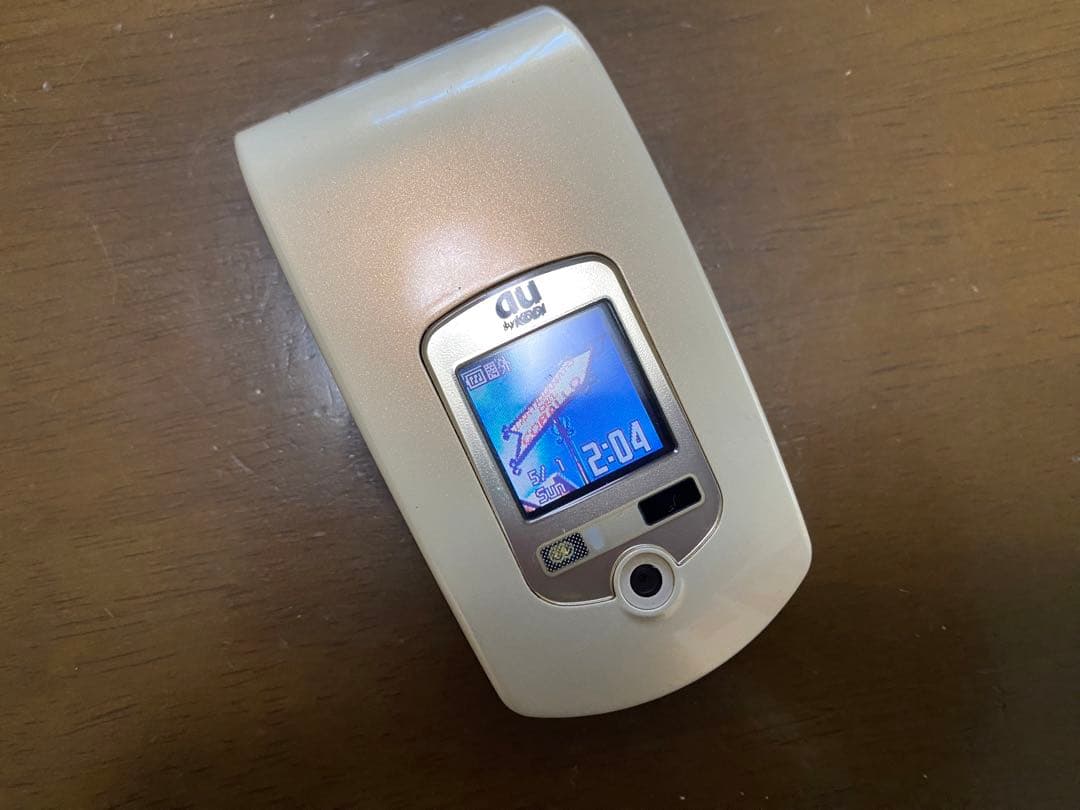 【auガラケー】SONY Ericsson A1404SⅡ シナモンラテ