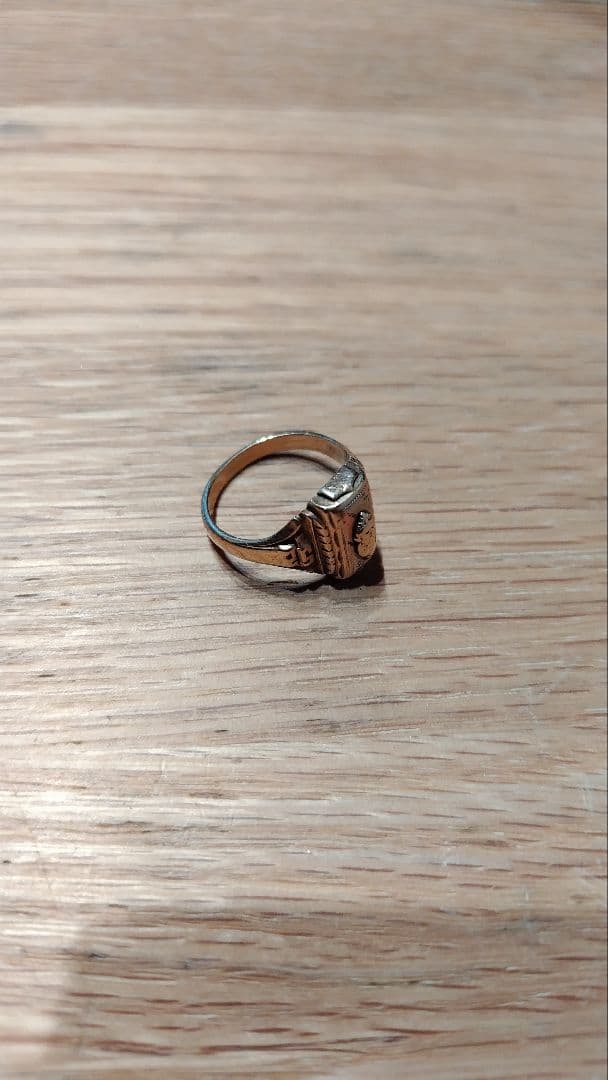 1952年 ヴィンテージ 10k 10金 カレッジリング Spies USA製