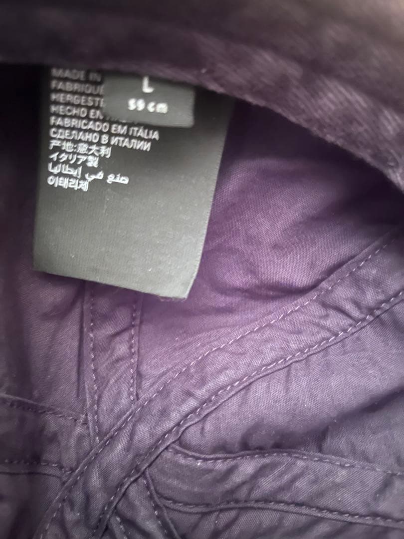 balenciaga ロゴ刺繍 キャップ L 黒