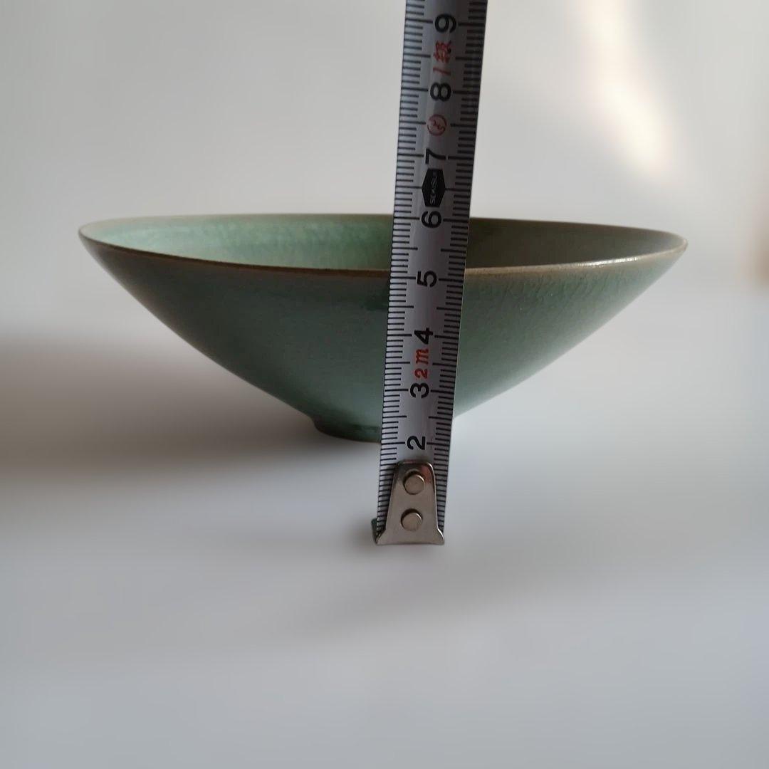 金福漢作高麗青磁茶碗　茶道具　桐箱付き