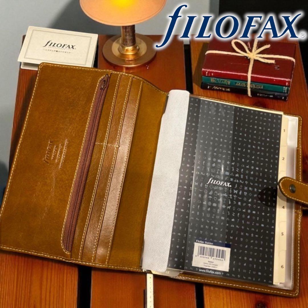 新品 Filofax ファイロファックス 本革 マルデン A5 手帳 箱付き