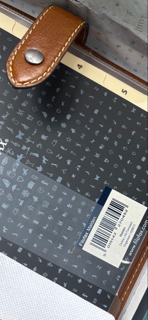 新品 Filofax ファイロファックス 本革 マルデン A5 手帳 箱付き