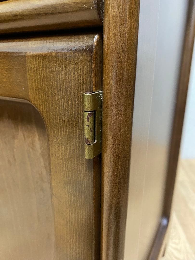 【カリモク】電話台　キャビネット　棚