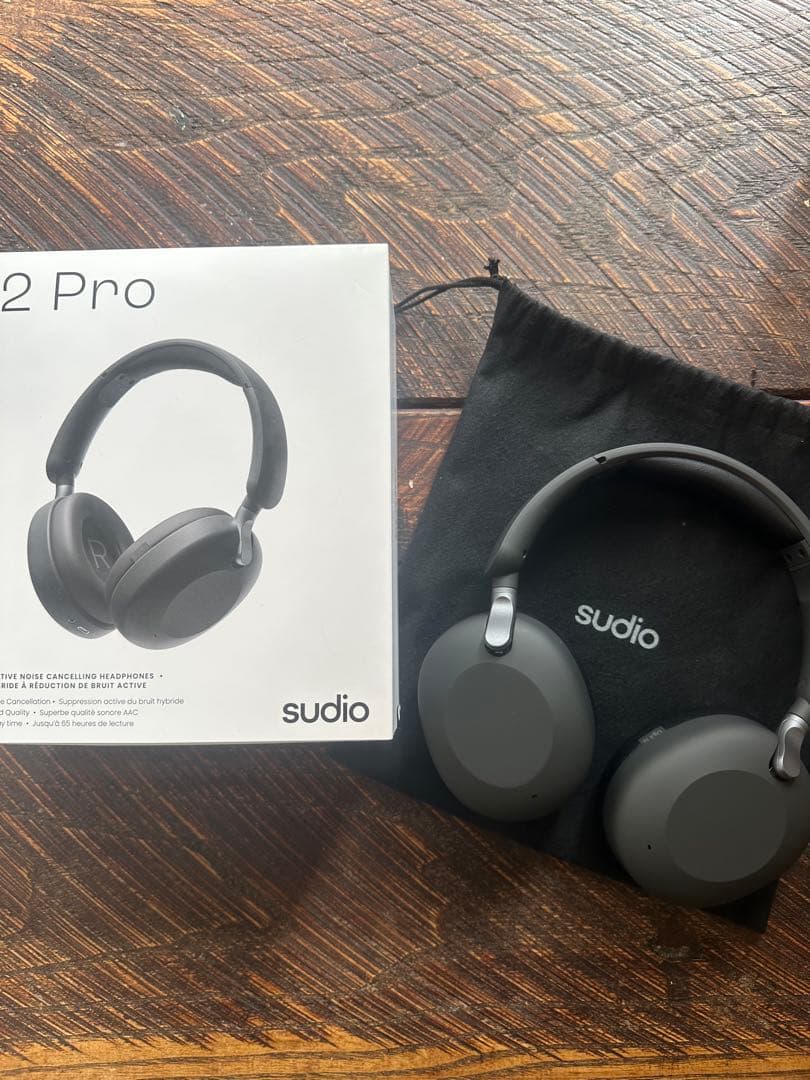 Sudio K2 Pro ワイヤレスヘッドホン ブラック