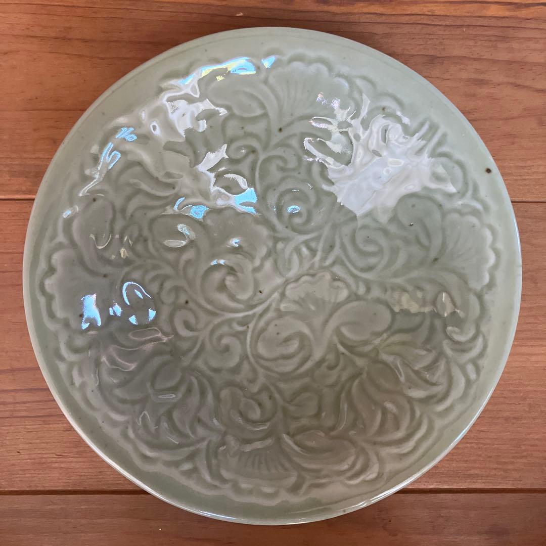 茶道具　菓子鉢　唐物　青磁