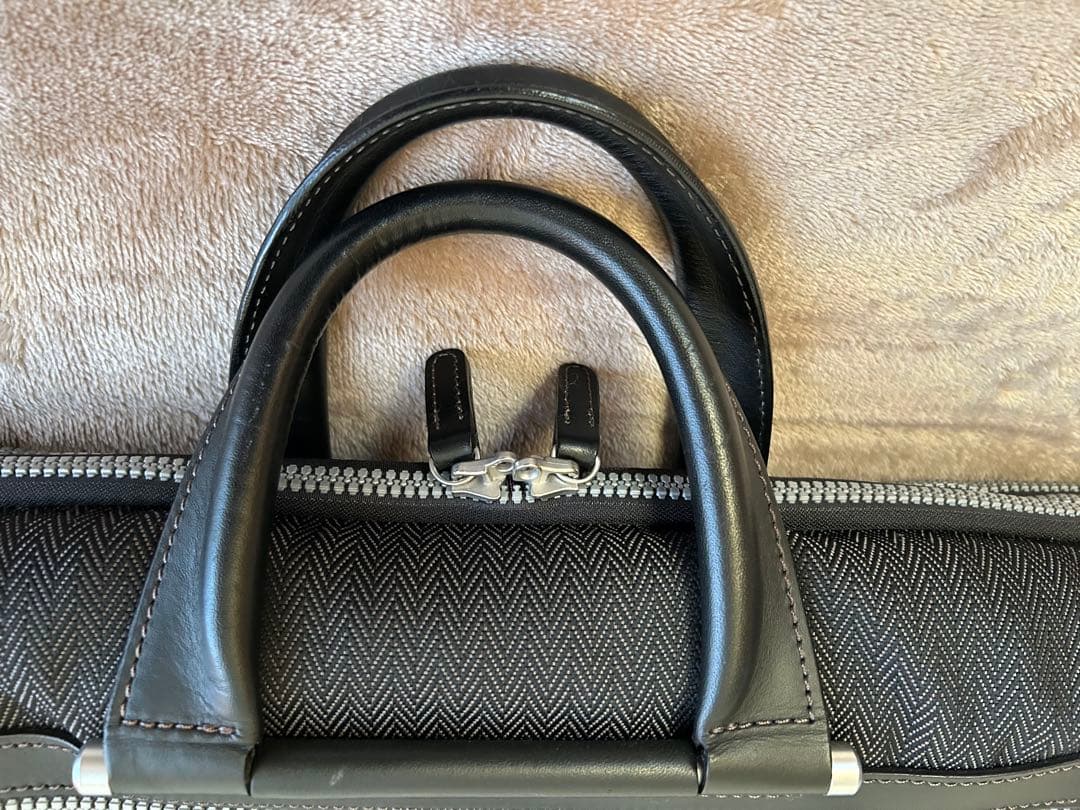 PaulSmith ポールスミス ビジネスバッグ ヘリンボーン 2way 黒