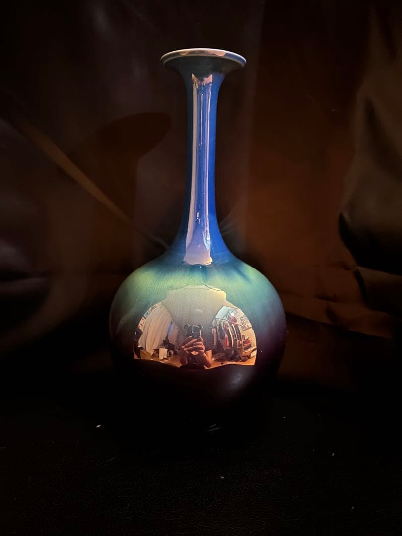 九谷焼　壺　徳田八十吉3代目　人間国宝