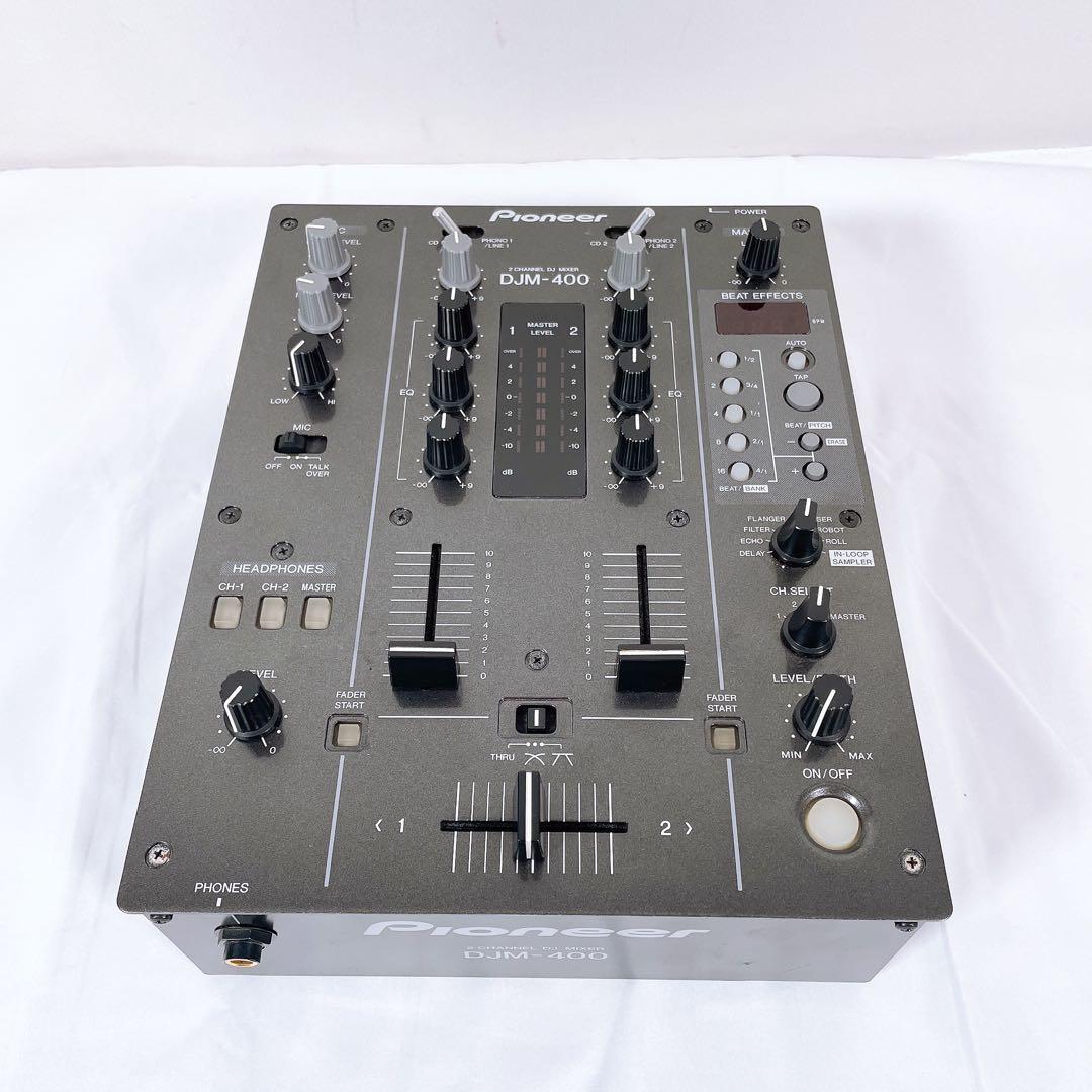 【美品】 Pioneer DJM-400 2chミキサー エフェクト搭載