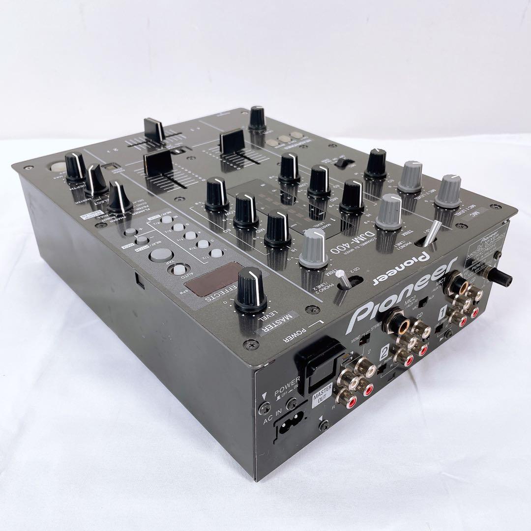 【美品】 Pioneer DJM-400 2chミキサー エフェクト搭載