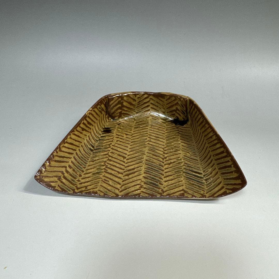 茶道具　懐石道具　箕向付　五客　太古窯　今井雄基 造　向付