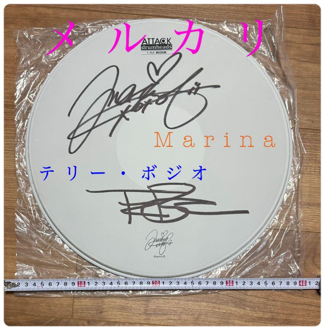 ALDIOUS Marina テリー・ボジオ 親子 直筆サイン アルディアス