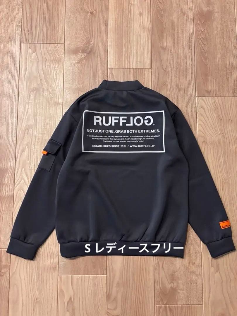 専用　ラフロッグ　バックフレームロゴモックネックシャツ　グレー　新品