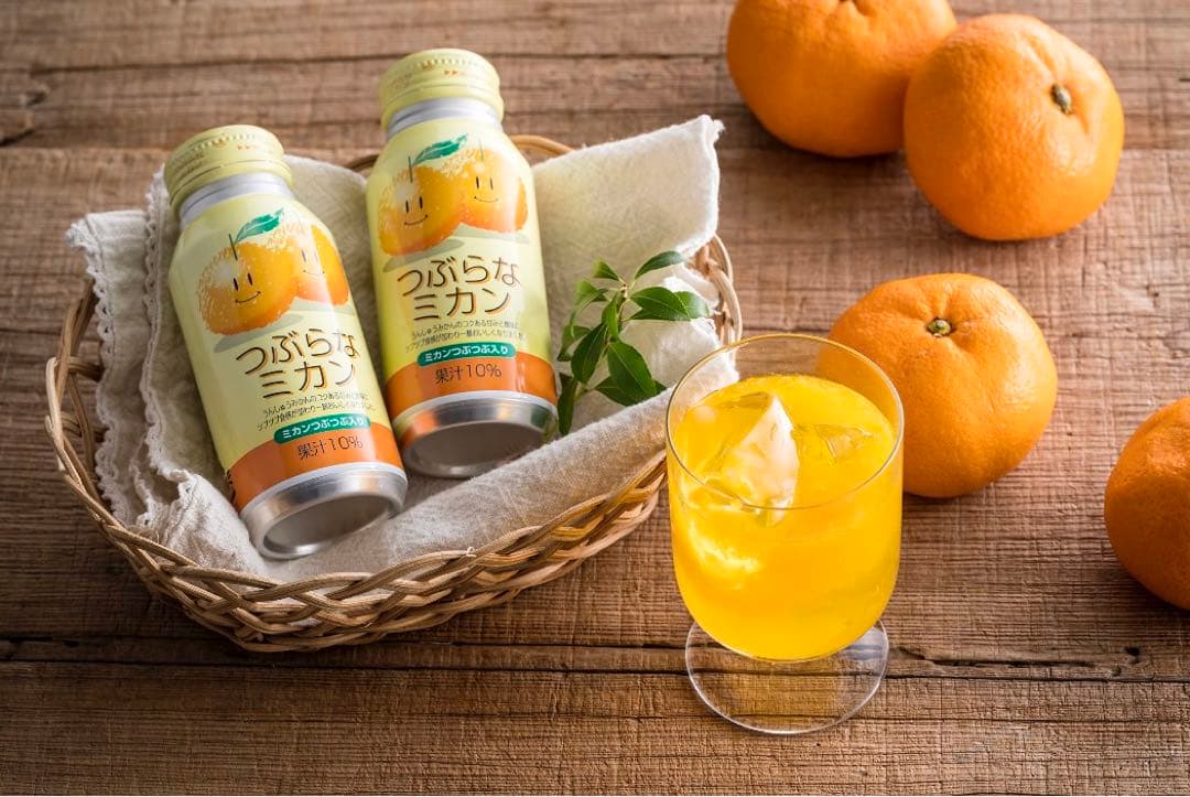 ジュース\"つぶらなミカン\"2箱(計60本)