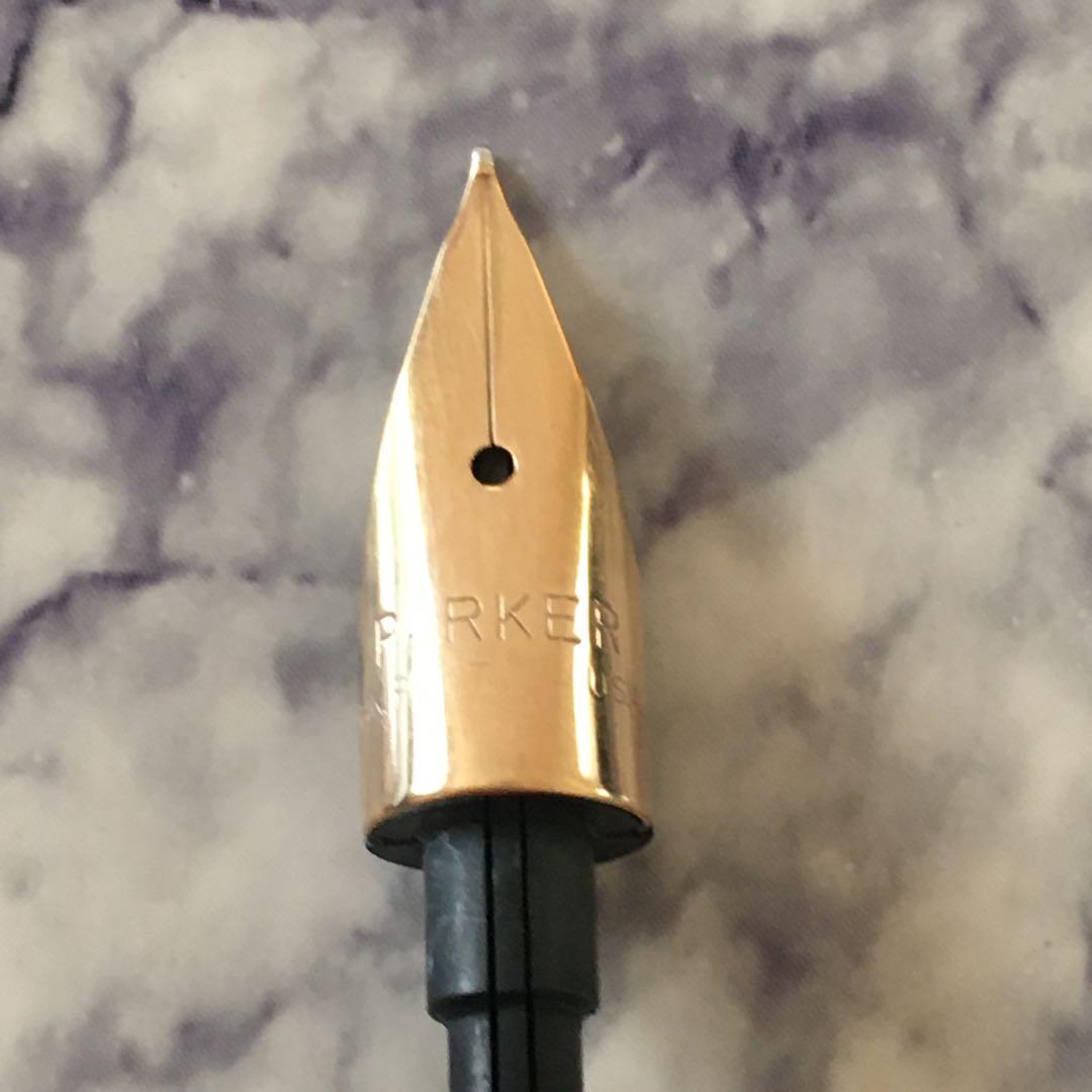 #0167 オーバーホール済み 万年筆 PARKER パーカー 14k