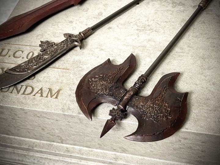 完成品　ダークソウル　黒騎士　武器セット　フィギュア　ガレージキット