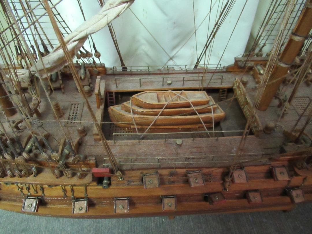 木製帆船　モデルシップ　大型
