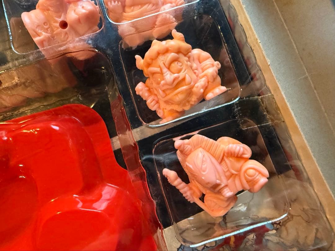 BANDAI 1987年 当時物 DX 怪奇 妖怪消しゴムセット 昭和レトロ 箱