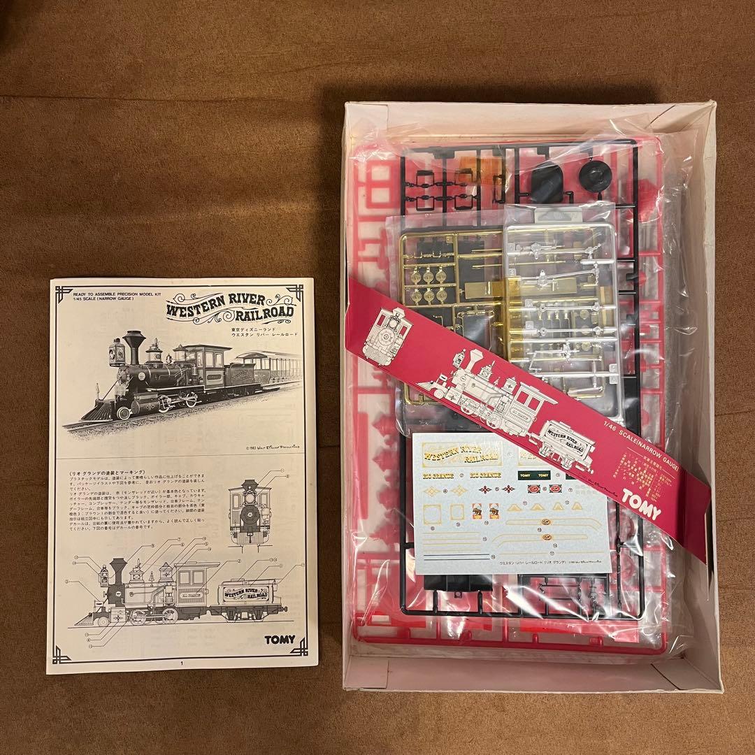 東京ディズニーランド　ウエスタン・リバー・レールロード　プラモデル 1983年