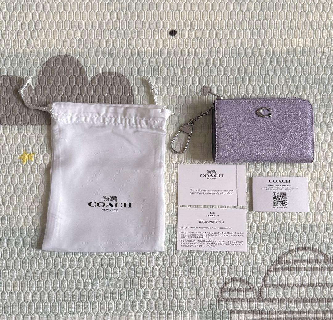 【新品未使用品】COACH エッセンシャル Lジップ キーケース ケース