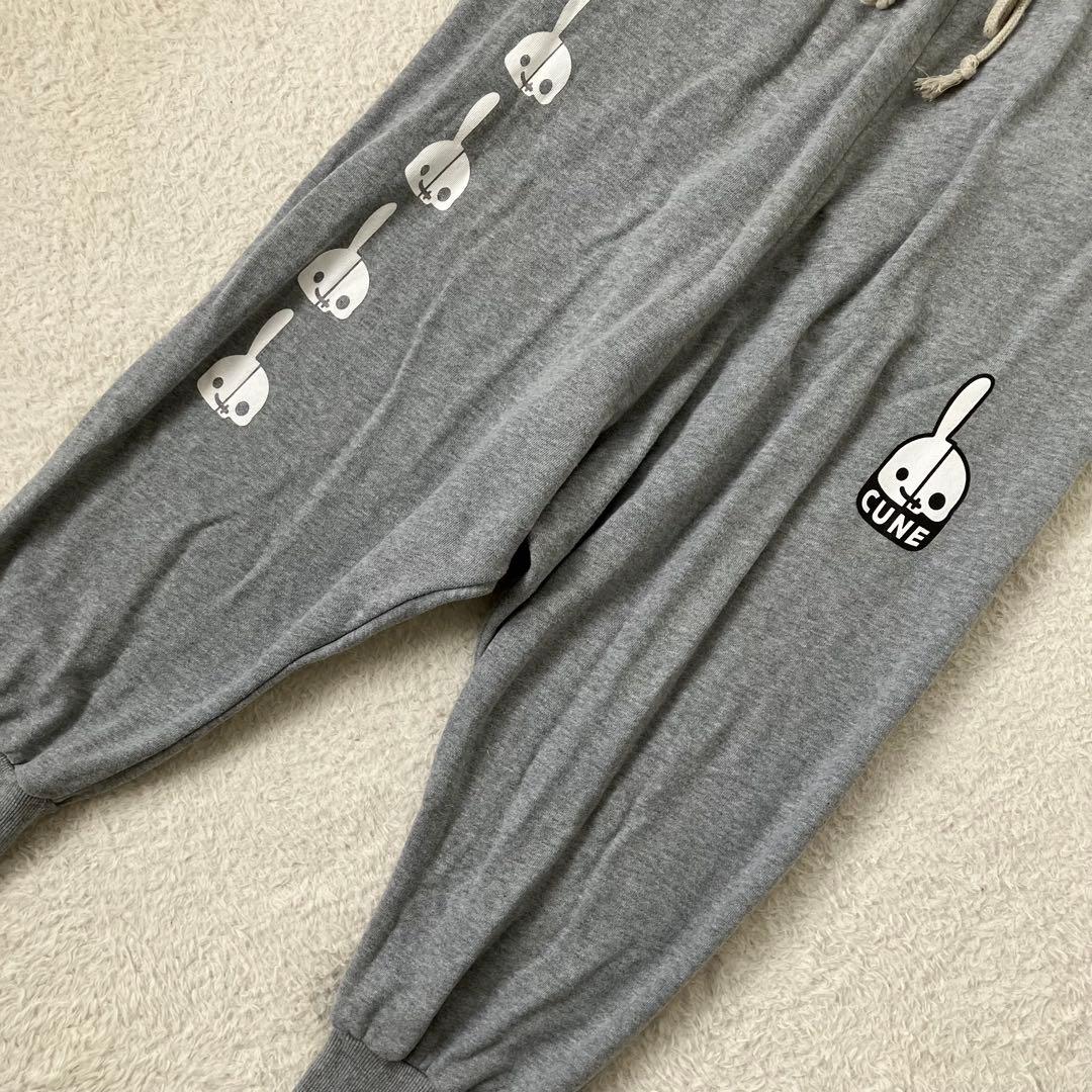完売品 CUNE 23ss ウサギがいる DDDC裏毛サルエルパンツ