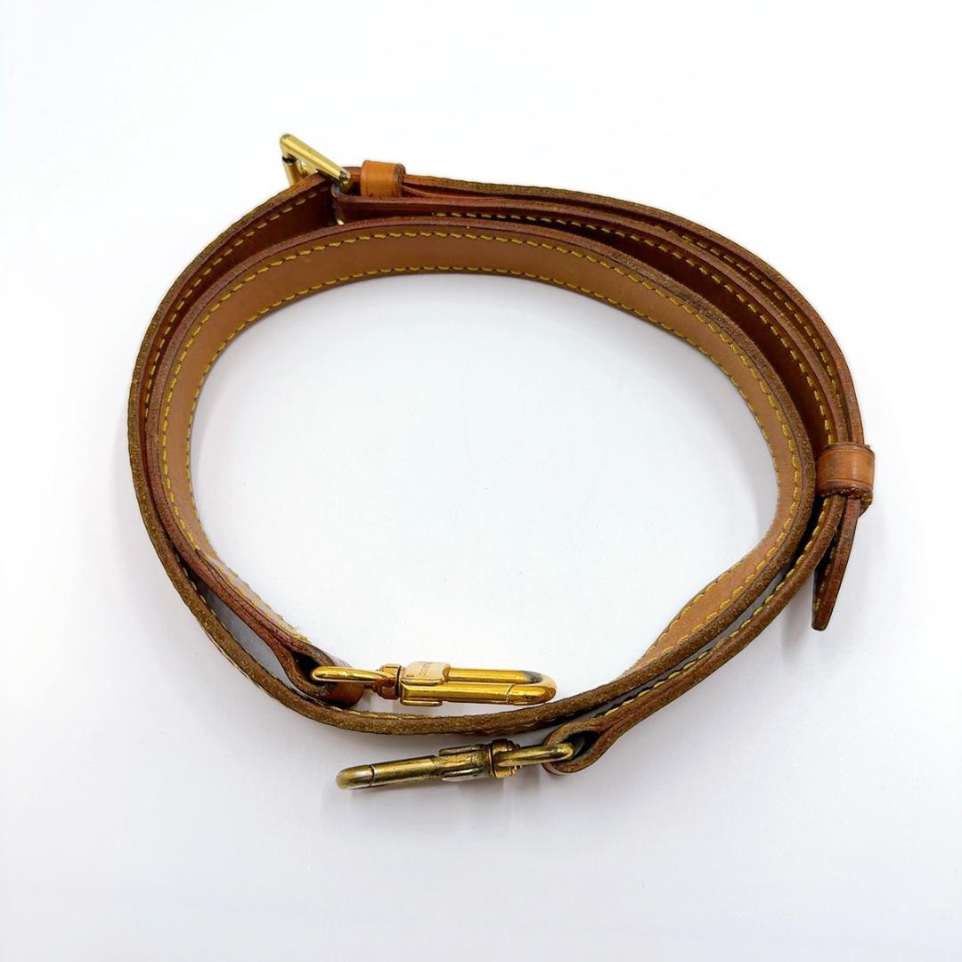 ◇ルイヴィトン◇ヌメ革/ショルダーストラップ/ブラウン/ゴールド