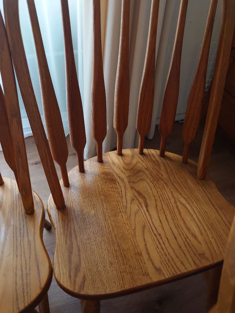 伸長式ダイニングテーブルセット US製 アメリカ家具 ヴィンテージ家具