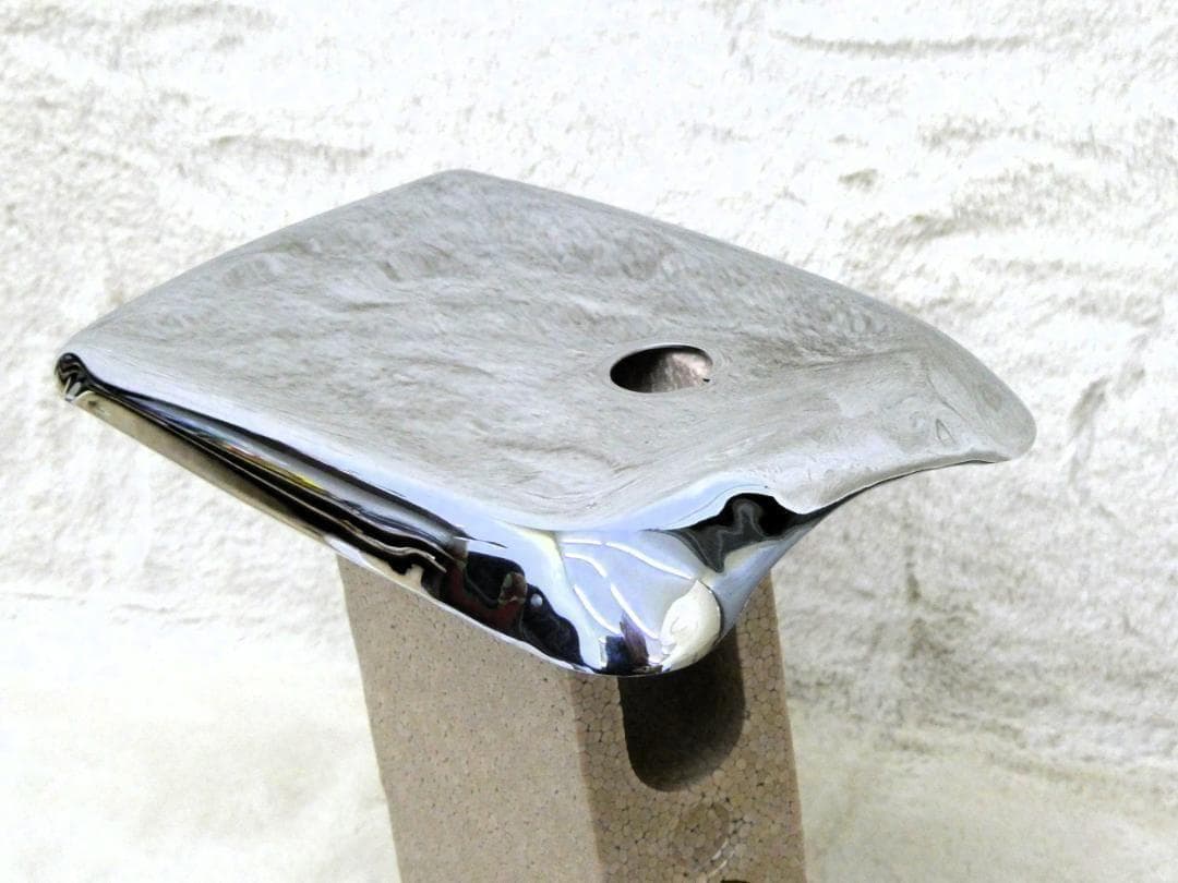 ★ホーク タンク 蓋 角タンク用　メッキ/タンクカバーCB250T CB400T