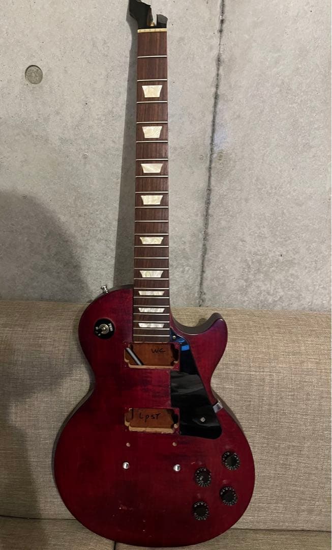 Gibson Les Paul Studio Wine Redネック折れ