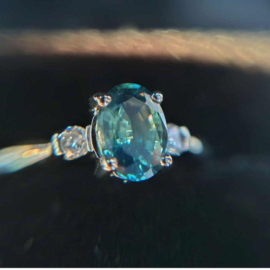 sale【最終価格】極美品 12号 Pt900 サファイア リング 鑑別書付